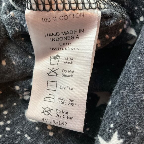 Motel Small T-Shirt All Over Print Black Moon Stars Oversized Goth Grunge Fairy - Picture 10 of 11